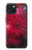 W3368 Zodiaque Rouge Galaxie Etui Coque Housse et Flip Housse Cuir pour iPhone 15