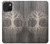 W3591 Viking Arbre de vie Symbole Etui Coque Housse et Flip Housse Cuir pour iPhone 15