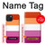 W3887 Drapeau de la fierté lesbienne Etui Coque Housse et Flip Housse Cuir pour iPhone 15