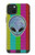 W3437 Extraterrestre Aucun signal Etui Coque Housse et Flip Housse Cuir pour iPhone 15 Plus