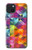 W3477 Motif abstrait de diamant Etui Coque Housse et Flip Housse Cuir pour iPhone 15 Plus