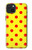 W3526 Rouge tache à pois Etui Coque Housse et Flip Housse Cuir pour iPhone 15 Plus