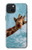 W3680 Girafe de sourire mignon Etui Coque Housse et Flip Housse Cuir pour iPhone 15 Plus