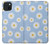 W3681 Motif de fleurs de marguerite Etui Coque Housse et Flip Housse Cuir pour iPhone 15 Plus