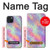 W3706 Arc-en-ciel pastel Galaxy Pink Sky Etui Coque Housse et Flip Housse Cuir pour iPhone 15 Plus