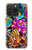 W1630 Poissons japonais Oriental Tatouage Etui Coque Housse et Flip Housse Cuir pour iPhone 15 Pro