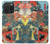 W1826 Utagawa Kuniyoshi Guan Yu Etui Coque Housse et Flip Housse Cuir pour iPhone 15 Pro