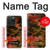 W3393 Camouflage sang Splatter Etui Coque Housse et Flip Housse Cuir pour iPhone 15 Pro