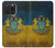 W3858 Drapeau de l'Ukraine Etui Coque Housse et Flip Housse Cuir pour iPhone 15 Pro