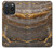W3886 Rocher de marbre gris Etui Coque Housse et Flip Housse Cuir pour iPhone 15 Pro