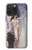 W3353 Gustav Klimt Allégorie de la sculpture Etui Coque Housse et Flip Housse Cuir pour iPhone 15 Pro Max