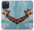 W3680 Girafe de sourire mignon Etui Coque Housse et Flip Housse Cuir pour iPhone 15 Pro Max