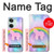 W3070 Arc en ciel pastel ciel Licorne Etui Coque Housse et Flip Housse Cuir pour OnePlus Nord 3