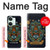 W3175 Hamsa Mosaïques main Etui Coque Housse et Flip Housse Cuir pour OnePlus Nord 3