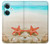 W3212 Coquilles de mer Étoile de mer Plage Etui Coque Housse et Flip Housse Cuir pour OnePlus Nord CE3