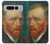 W3335 Vincent Van Gogh Autoportrait Etui Coque Housse et Flip Housse Cuir pour Google Pixel Fold