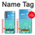 W3720 Summer Ocean Beach Etui Coque Housse et Flip Housse Cuir pour Samsung Galaxy M34 5G