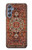 W3813 Motif de tapis persan Etui Coque Housse et Flip Housse Cuir pour Samsung Galaxy M34 5G