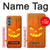 W3828 Citrouille d'Halloween Etui Coque Housse et Flip Housse Cuir pour Samsung Galaxy M34 5G