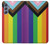 W3846 Drapeau de fierté LGBT Etui Coque Housse et Flip Housse Cuir pour Samsung Galaxy M34 5G