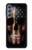 W3850 Crâne de drapeau américain Etui Coque Housse et Flip Housse Cuir pour Samsung Galaxy M34 5G