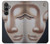 W1255 Visage du Bouddha Etui Coque Housse et Flip Housse Cuir pour Samsung Galaxy S23 FE