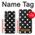 W2299 Noir Pois Etui Coque Housse et Flip Housse Cuir pour Samsung Galaxy S23 FE