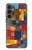 W3341 Paul Klee Raumarchitekturen Etui Coque Housse et Flip Housse Cuir pour Samsung Galaxy S23 FE