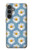 W3454 Marguerite Florale Etui Coque Housse et Flip Housse Cuir pour Samsung Galaxy S23 FE