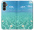 W3720 Summer Ocean Beach Etui Coque Housse et Flip Housse Cuir pour Samsung Galaxy S23 FE