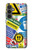 W3960 Collage d'autocollants de signalisation de sécurité Etui Coque Housse et Flip Housse Cuir pour Samsung Galaxy S23 FE