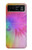 W2488 Tie Dye Couleur Etui Coque Housse et Flip Housse Cuir pour Motorola Razr 40