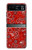 W3354 Rouge classique Bandana Etui Coque Housse et Flip Housse Cuir pour Motorola Razr 40