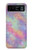 W3706 Arc-en-ciel pastel Galaxy Pink Sky Etui Coque Housse et Flip Housse Cuir pour Motorola Razr 40