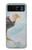 W3843 Pygargue à tête blanche sur glace Etui Coque Housse et Flip Housse Cuir pour Motorola Razr 40