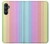 W3849 Couleurs verticales colorées Etui Coque Housse et Flip Housse Cuir pour Samsung Galaxy A05s