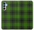 W2373 Motif vert Tartan Etui Coque Housse et Flip Housse Cuir pour Samsung Galaxy A15 5G