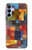 W3341 Paul Klee Raumarchitekturen Etui Coque Housse et Flip Housse Cuir pour Samsung Galaxy A15 5G