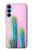 W3673 Cactus Etui Coque Housse et Flip Housse Cuir pour Samsung Galaxy A15 5G