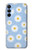 W3681 Motif de fleurs de marguerite Etui Coque Housse et Flip Housse Cuir pour Samsung Galaxy A15 5G