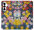 W3342 Claude Monet Chrysanthèmes Etui Coque Housse et Flip Housse Cuir pour Samsung Galaxy A35 5G