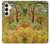 W3344 Henri Rousseau Tigre dans une tempête tropicale Etui Coque Housse et Flip Housse Cuir pour Samsung Galaxy A35 5G