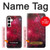 W3368 Zodiaque Rouge Galaxie Etui Coque Housse et Flip Housse Cuir pour Samsung Galaxy A35 5G