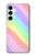 W3810 Vague d'été licorne pastel Etui Coque Housse et Flip Housse Cuir pour Samsung Galaxy A35 5G