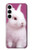 W3870 Mignon bébé lapin Etui Coque Housse et Flip Housse Cuir pour Samsung Galaxy A35 5G