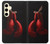 W1253 Gant de boxe Etui Coque Housse et Flip Housse Cuir pour Samsung Galaxy S24