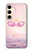 W2514 Ailes Ange mignon Etui Coque Housse et Flip Housse Cuir pour Samsung Galaxy S24