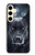 W3168 Berger Allemand Chien Noir Etui Coque Housse et Flip Housse Cuir pour Samsung Galaxy S24