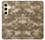 W3294 Armée Tan Coyote Camo Désert Camouflage Etui Coque Housse et Flip Housse Cuir pour Samsung Galaxy S24