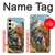 W3331 Peter Paul Rubens Tigre und Lowenjagd Etui Coque Housse et Flip Housse Cuir pour Samsung Galaxy S24